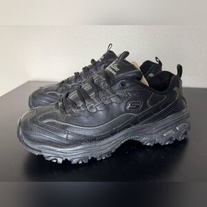 Skechers Women's Black Athletic Shoes (25cm)